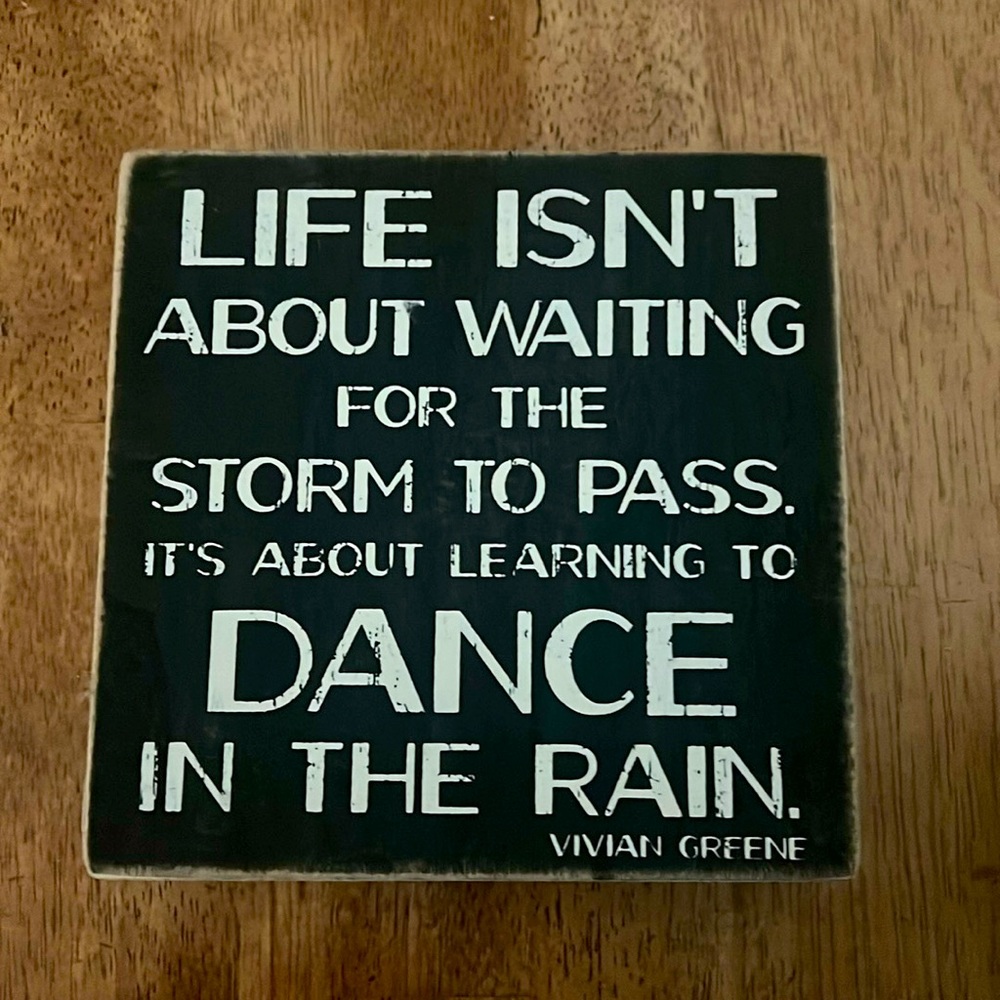 Wooden sign